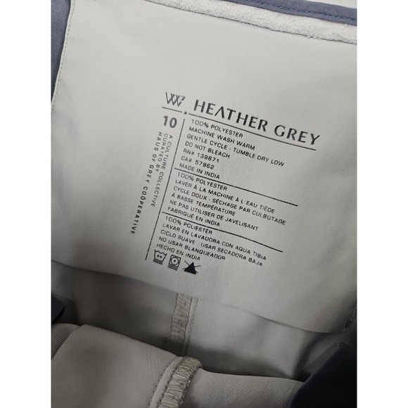 Haus Of Grey WW Heather Gray Golf Shorts Womens Size 10 Light Gray Outdoor - Picture 5 of 7